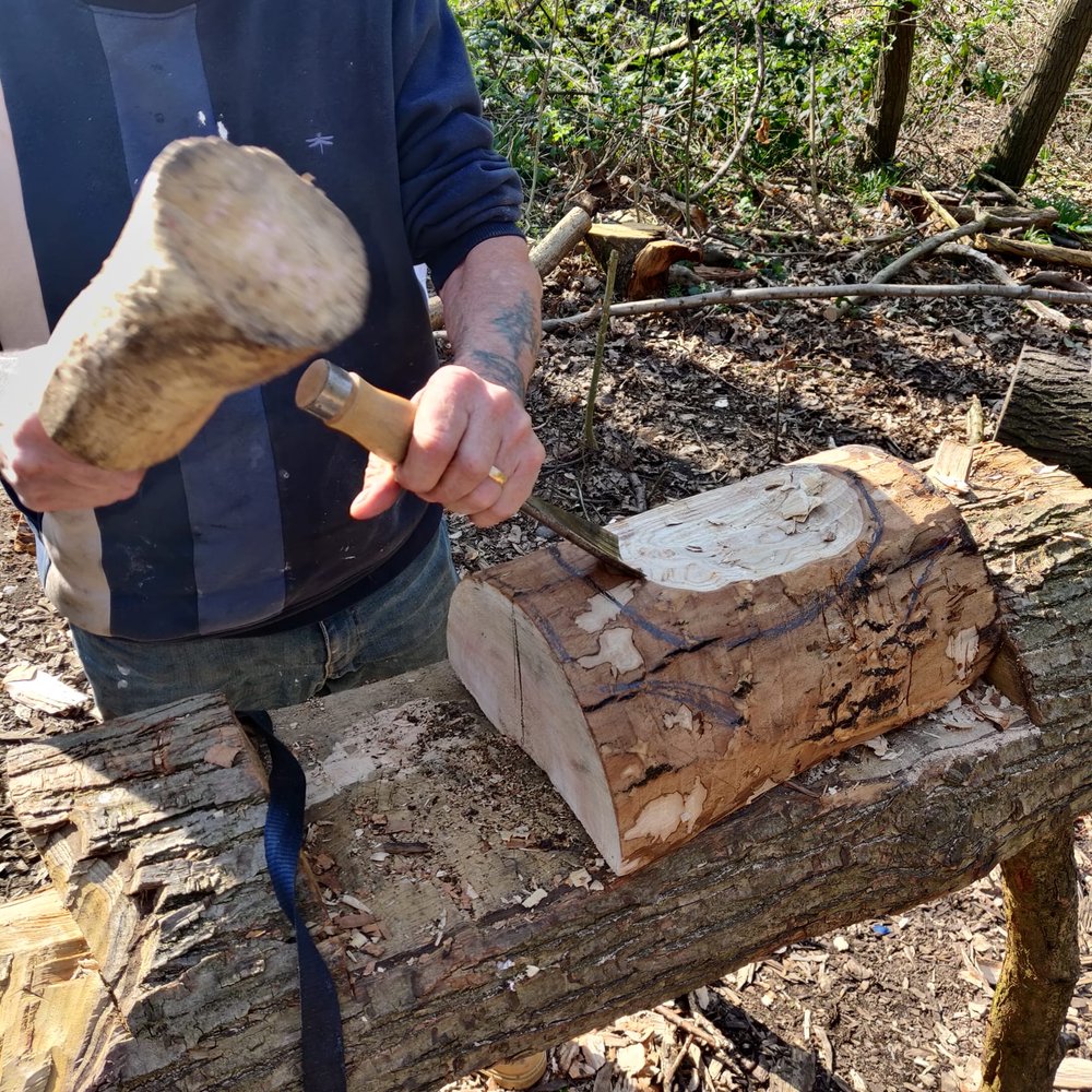 wooden bowl carving